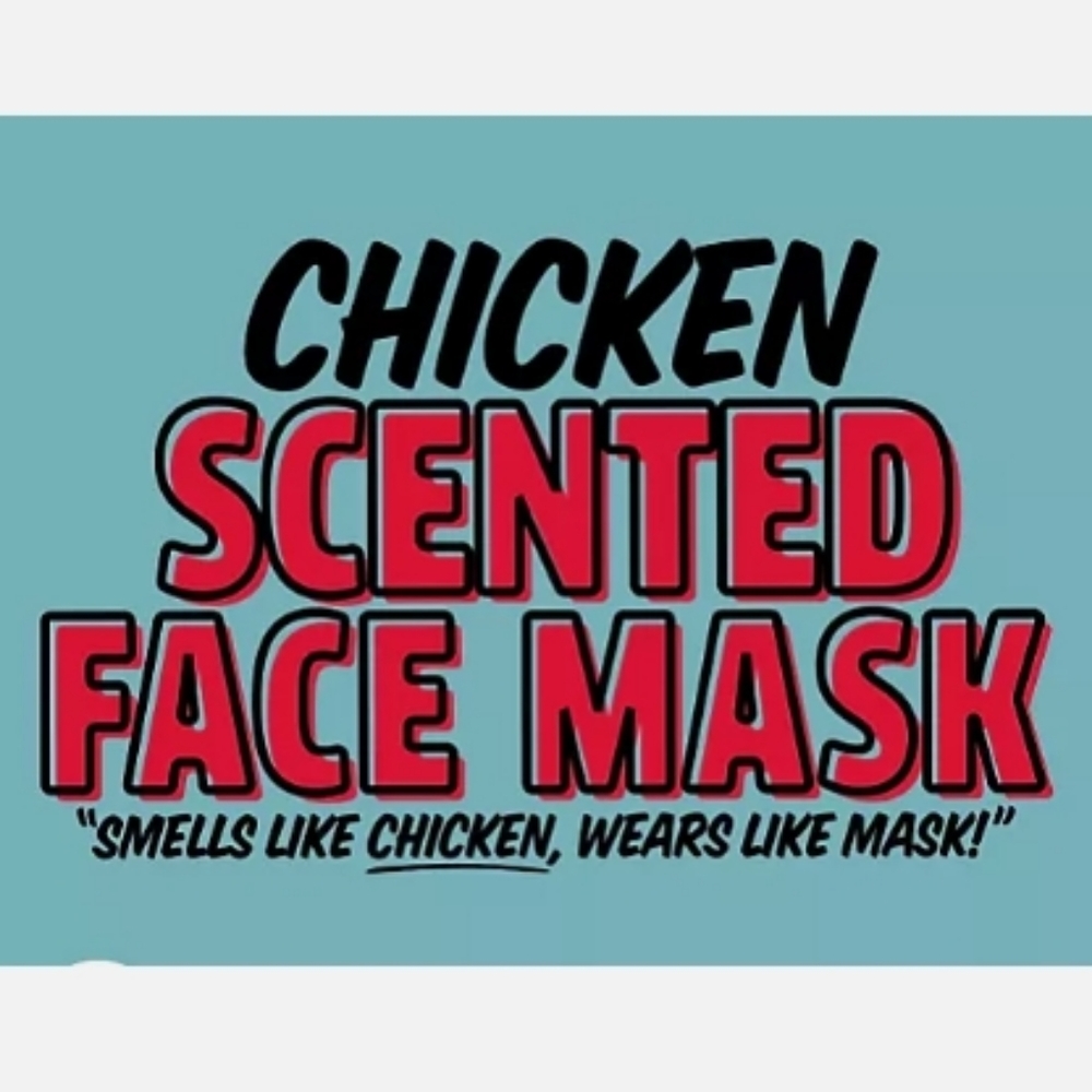 Jack in the Box Chicken Scented Face Mask RARE